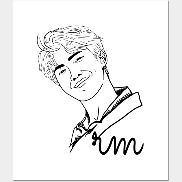 BTS RM NAMJOON BANGTAN BOYS Wall Art by Excela Studio